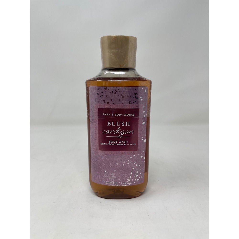Bath & Body Work Body Wash Womens 10oz Purple New Blush Cardigan Raspberry Amber